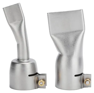 Zdjęcie produktu dla 2 sztuki pistoletów do zgrzewania z płaską dyszą o średnicy 20 mm i małą końcówką o średnicy 40 mm do zgrzewarki ze stali nierdzewnej