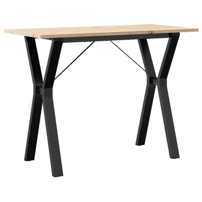 Obrázok produktu pre Jedálenský stolík v tvare Y 100x50x75 cm borovica a oceľ