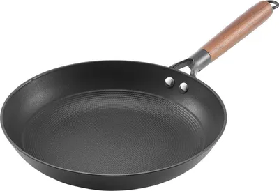 Zdjęcie produktu dla Zestaw 3 żeliwnych patelni 205, 265 i 310 mm z powłoką nieprzywierającą, kolor czarny