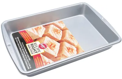 Produktbild von Wilton 2105-961 Kuchenform, rechteckig, 7.08 x 27.4 x 38.83 cm, Steel, Grey