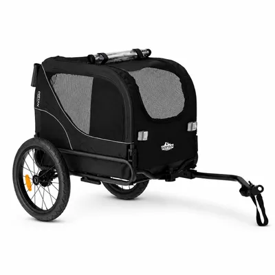 Image de Remorque pour vélo Deryan 2-en-1 – Pliable – Jusqu'à 20 kg – Adaptée aux vélos électriques, Image générée par une IA