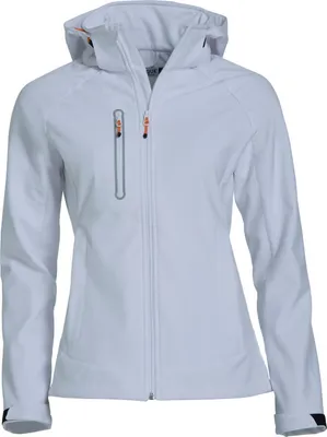Produktbild von Clique Damen Milford 3-Lagen Softshell Jacke WP 3000 mit abnehmbarer Kapuze und verstellbaren Bündchen