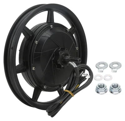 Image de Moteur de moyeu 36 V-72 V, 2 000 W à 3 500 W, avec frein à disque pour vélos et trottinettes électriques