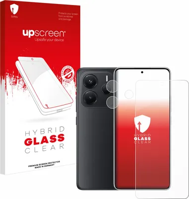 A product shot of a phone screen protector and its packaging.