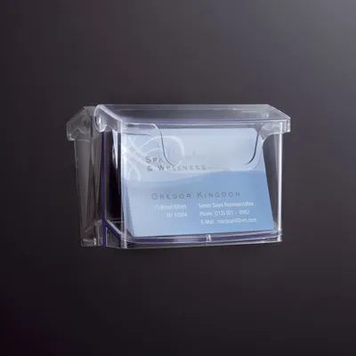 Immagine prodotto di sigel portabiglietti da visita a parete "acrilico" acrilico, cristallino per esterni, resistente alle intemperie e ai raggi UV, - 1 pezzo (LH326)