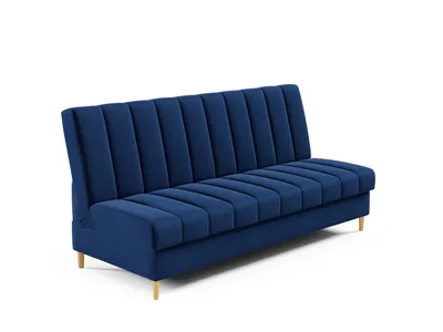 Produktbild von Schlafsofa MIKO, moderne Polsterbank mit Schlaffunktion, Sofa mit Bettkasten, hohe Holzbeine, Wellenfederung, Kronos 09