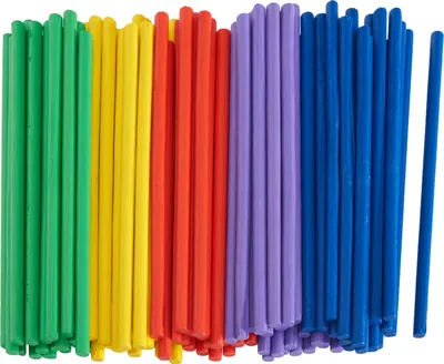 Produktbild von VBS XXL Holzstäbchen Bunt 8cm Dekoration DIY Basteln