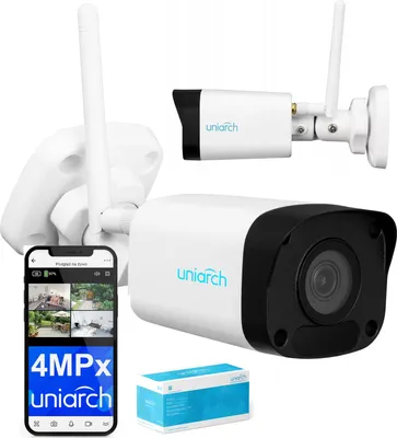 Produktbild von Ip Wifi Externe Kamera 4Mpx 2K+Ir 30M Bewegungserkennung Weiss