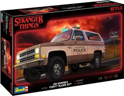 Productafbeelding van Revell "Stranger Things" Jim Hopper's Chevrolet Blazer K5™ schaal 1:25