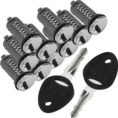 Produktbild von 10x zásuvný zámek s cylindrickou vložkou na klíč pro karavan STS Series 43 + ZADI