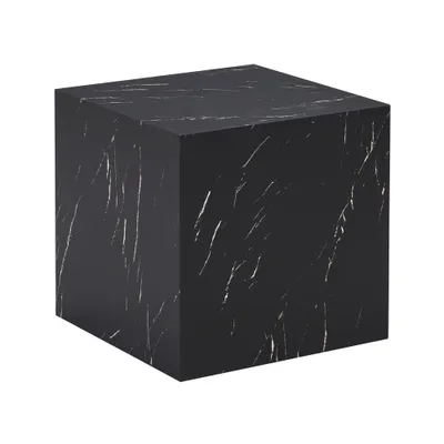 Image de HOME DELUXE - Table basse Amiri M - Couleur : noir, dimensions : 50 x 50 cm, plateau en MDF, déjà montée I Table de salon Table d'appoint Table basse