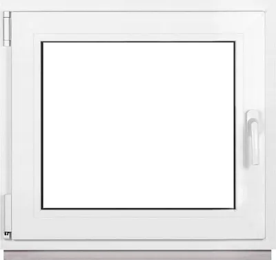 Obrázek produktu pro Framex sklepní okno PVC okno bílé Šířka x výška 80 x 70 cm (800 x 700 mm) dvojité (32 mm) otočné/sklopné DIN levé - Premium - Všechny velikosti