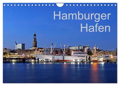 Produktbild von Hamburger Hafen (Wandkalender 2027 DIN A4 quer), CALVENDO Monatskalender