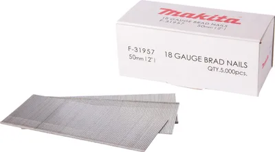 Produktbild von Makita 18 Ga Stauchkopfnagel Box Draht Ø 1,2 Mm, 50 Mm (5.000 Stück )