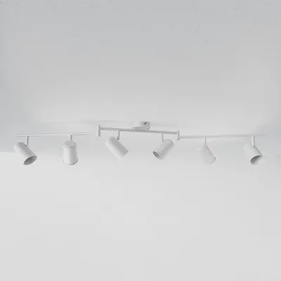 Produktbild von hoftronic LED Deckenleuchte 6-flammig schwenkbar GU10 IP20 Weiß