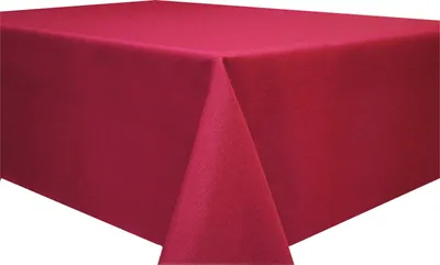 Produktbild von TISCHDECKE Leinenoptik Lotuseffekt Schmutzabweisend 130x260cm BORDEAUX