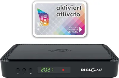 Produktbild von Digiquest RICD1234 TV Set-Top-Box Kabel 4K Ultra HD Schwarz