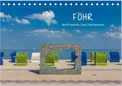 Produktbild von Föhr - Nordfriesische Insel Impressionen (Tischkalender 2025 DIN A5 quer), CALVENDO Monatskalender