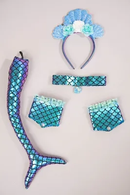 Produktbild von Set Meerjungfrau Haarreif Fischschwanz Schmuck