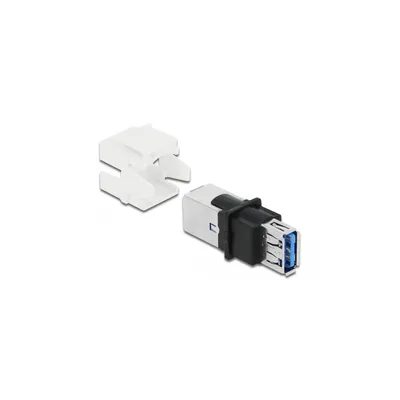 Produktbild von DELOCK Keystone Modul USB 3.0 A Buchse > USB 3.0 B Buchse W
