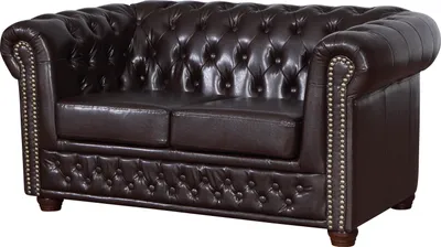Produktbild von Chesterfield 2-Sitzer Sofa in Lederlook