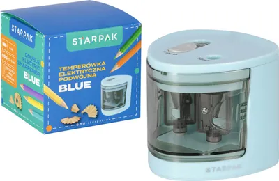 Produktbild von Elektrischer Doppelanspitzer blau Starpak 470857