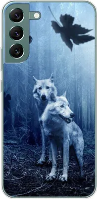 Produktbild von König Design Hülle kompatibel mit Samsung Galaxy S22 Plus 5G Kunststoff Soft Handyhülle - Handy Case Wölfe
