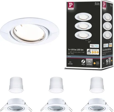 Obrázek produktu pro Paulmann LED vestavné světlo Základní sada otočná
