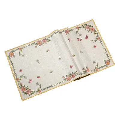 Zdjęcie produktu dla Villeroy &amp; Boch Spring Fantasy bieżnik Gobelin New Flowers XL 70% bawełna + 30% poliester 49x143 cm