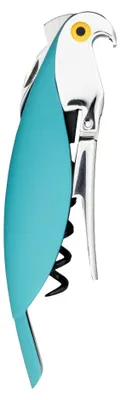 Zdjęcie produktu dla Alessi "Parrot" Corkscrew Az (Art.-Nr. AAM32 AZ, EAN 8003299920716)
