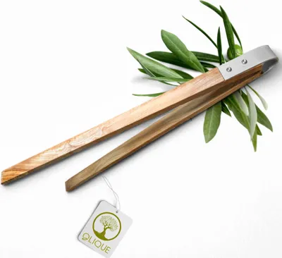 Produktbild von Grillzange 42 cm aus Olivenholz –  Germany