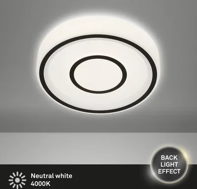 Produktbild von Briloner SIRKEL LED Deckenleuchte 12W Schwarz Neutralweiss