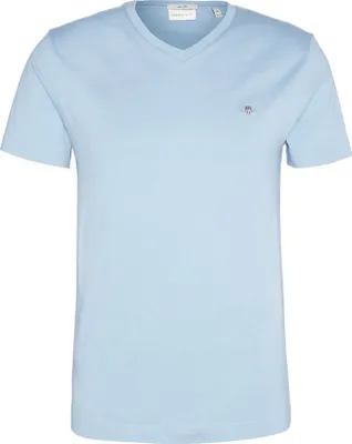 Immagine prodotto di Gant Slim Shield - Maglietta con scollo a V Blu - Taglia S