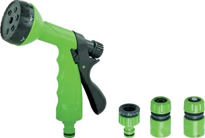 Zdjęcie produktu dla Pistolet Novaservis z 6 funkcjami i zestawem plastikowym