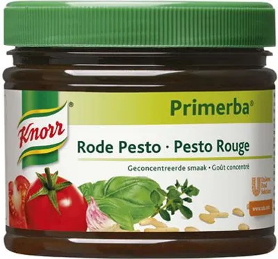 Immagine prodotto di Knorr Primerba Pasta di spezie "Pesto rosso" 340 g (pasta alle erbe)