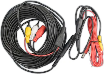 Produktbild von Carmedien Rückfahrkamera Anschlusskabel Cinch 15 Meter 6mm mini Steckverbindung