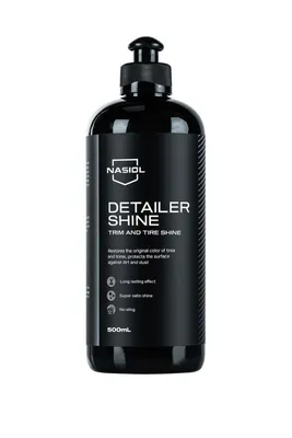 Produktbild von Nasiol DetailerShine 500 ml Nano Reifen- & Gummipflege | Tiefenglanz, Farbauffrischung & Hydrophober Abperleffekt