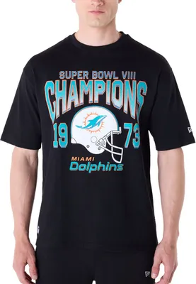 Produktbild von New Era NFL Shirt - HELMET Miami Dolphins schwarz - L
