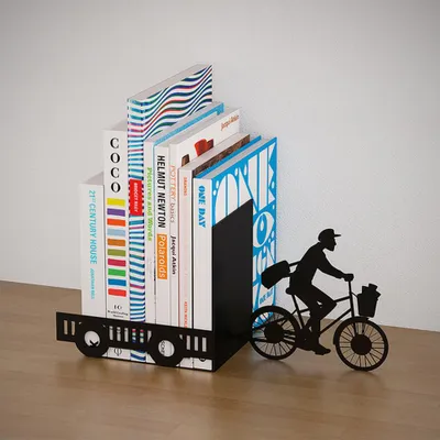 Produktbild von Buchstütze Postbote Fahrrad Balvi