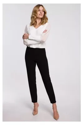 Productafbeelding van Makover, elegante damesbroek, model Elyangaine, kleur zwart, maat M