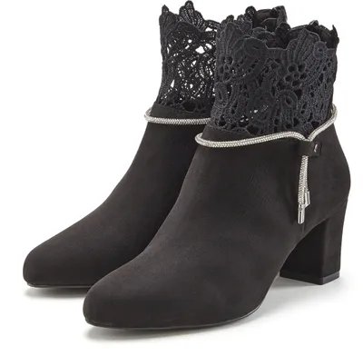 Produktbild von LASCANA Stiefelette Stiefel, Boots, schwarz Größe 43