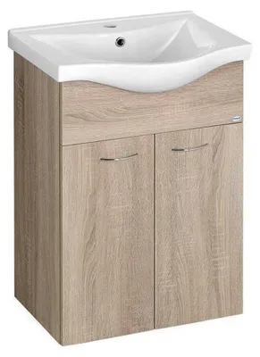 Produktbild von Aqualine KERAMIA FRESH Unterschrank 51,1x74x34cm, Eiche platin