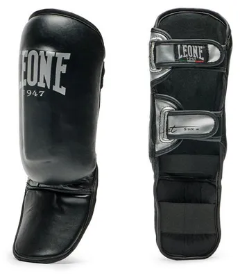 Image de Leone 1947 Smart - Protège-tibias pour enfants, noir, taille S
