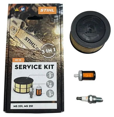 Produktbild von STIHL Service Kit 15 MS 231, MS 251 11430074100 Filter, Zündkerze