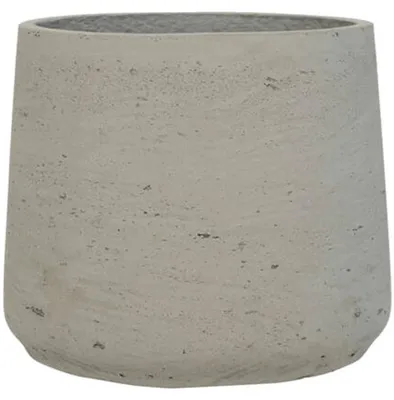 Productafbeelding van Keramische bloempot, beige-grijs, diameter 45 cm, hoogte 38 cm