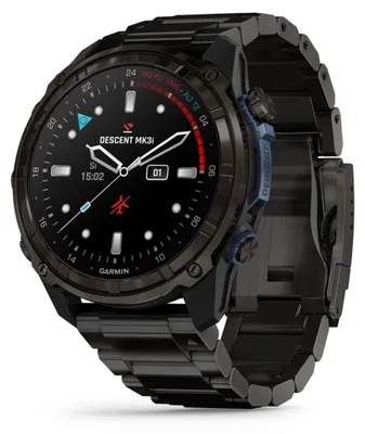 Imagen del producto de Garmin Descent Mk3i, 51 mm, titanio DLC con correa de titanio DLC