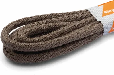 Produktbild von RINGELSPITZ - Rund Dünn – Feine Schnürsenkel für Elegante Schuhe - 90 cm, taupe