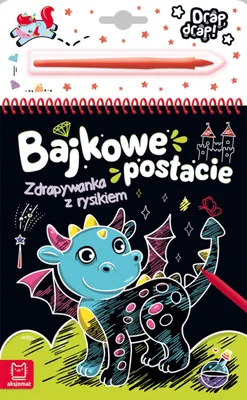 Productafbeelding van KRATZBRETT MIT STIFT - Märchenfiguren