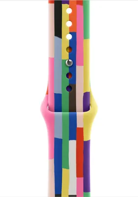 Image de Apple MDWF4ZM/A accessoire intelligent à porter sur soi Bande Multicolore Fluoroélastomère