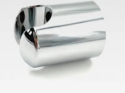 Produktbild von Wandhalterung Handbrausehalter Brausehalter starr verchromt für Dusche und Badewanne, 40420